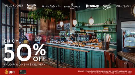 Wildflour Hospitality Group x BPI Real Deal Dining Promo.
